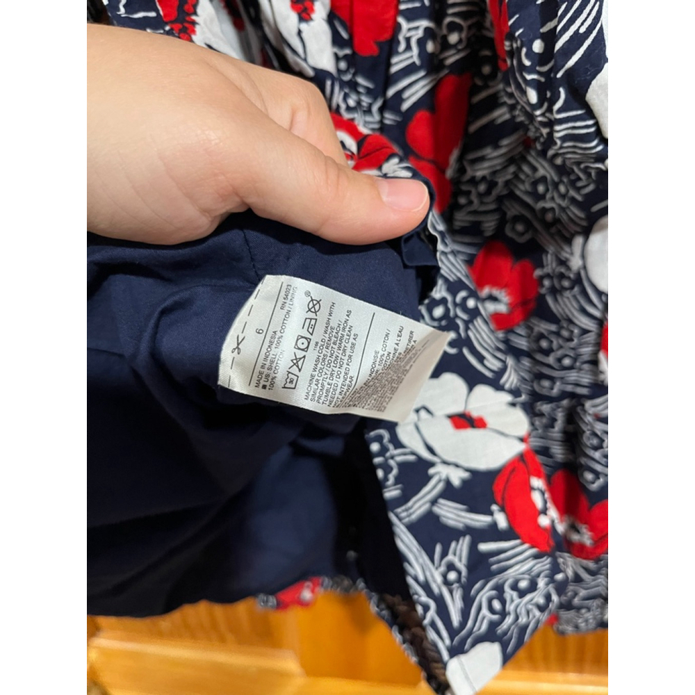 Janie and Jack Girls Cold Shoulder Dress Puff Sleeves Floral Ruffle Boho Size 6 - Picture 4 of 4